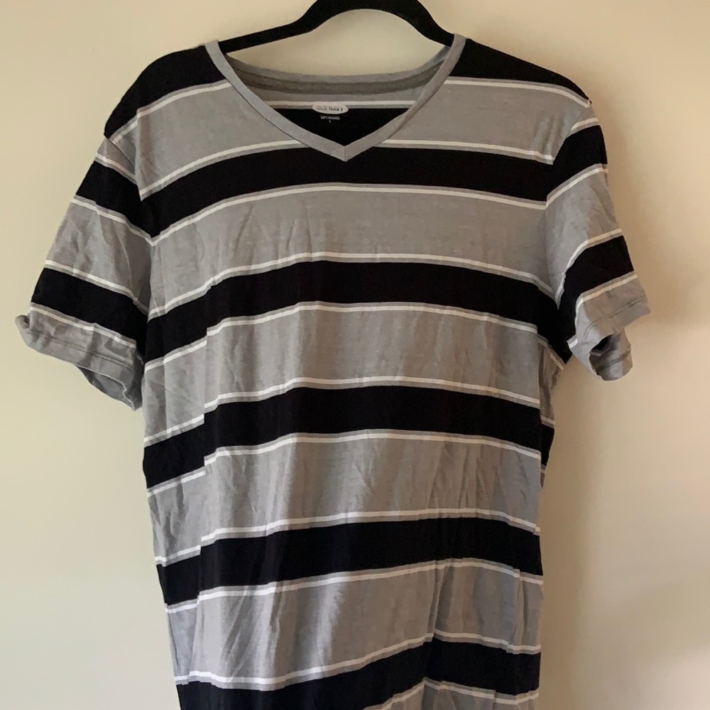 Old Navy Striped V-Neck